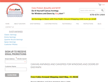 Tablet Screenshot of easyawn.com